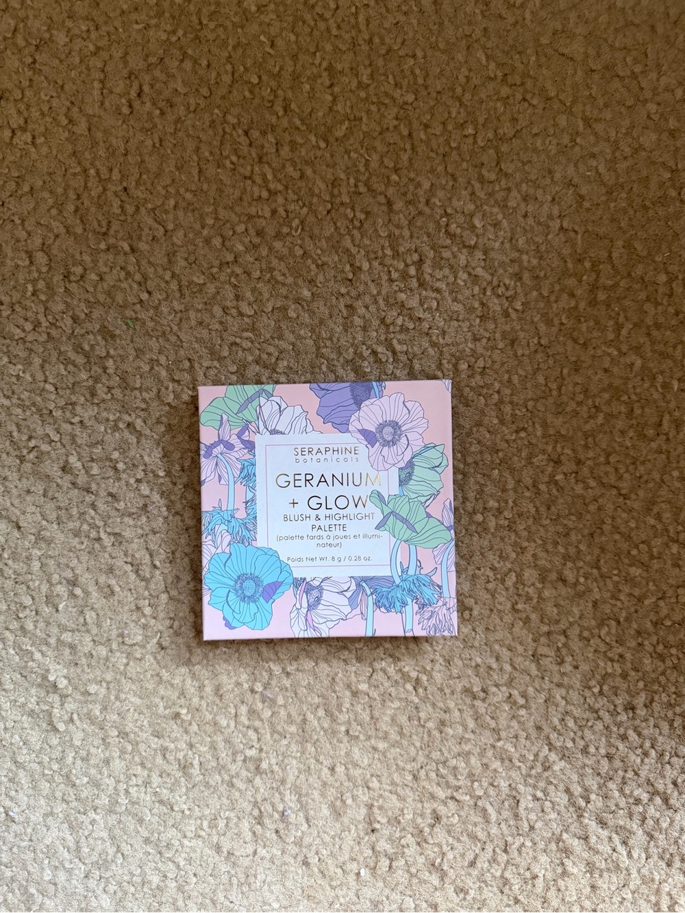Seraphine Botanicals Geranium + Glow Blush and Highlight Palette